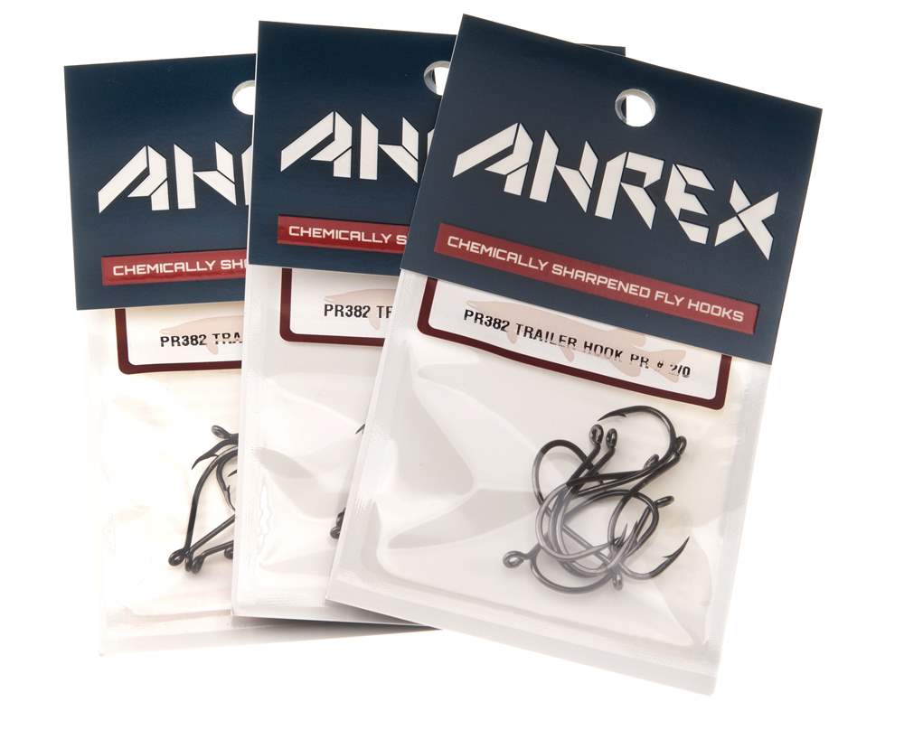 Ahrex Pr382 Trailer Hook, Barbed Pr #1 Fly Tying Hooks